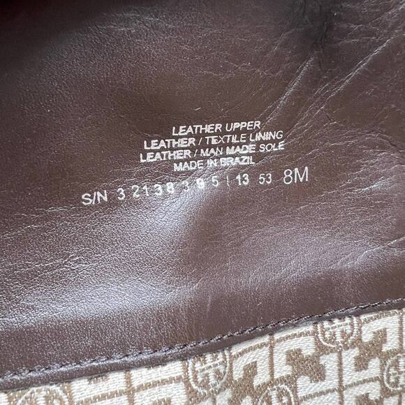 Tory Burch Boots Women's 8M Brown Leather Tall Equestrian Riding Boots Back Zip - Picture 16 of 16